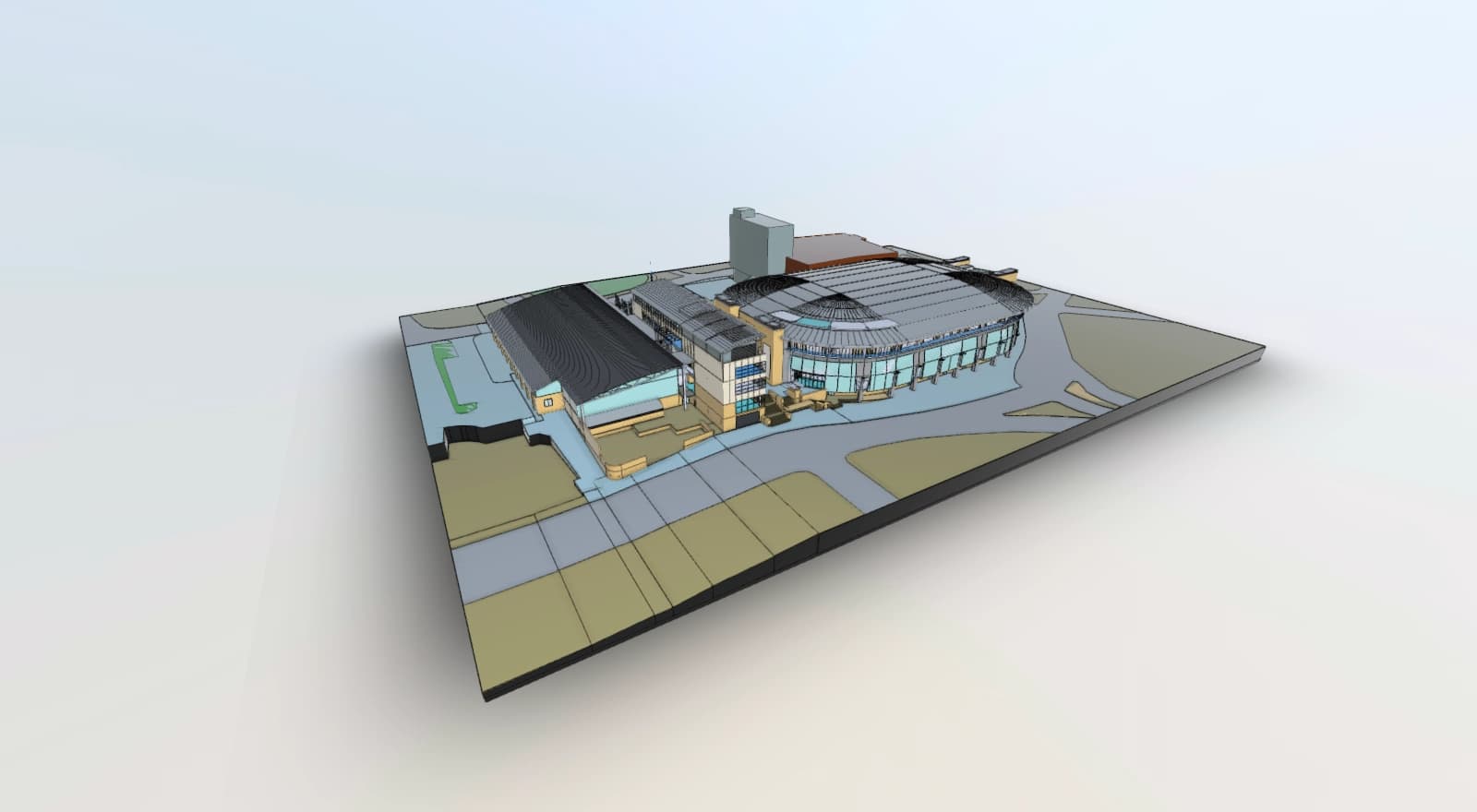 3D Stadium Model Preview